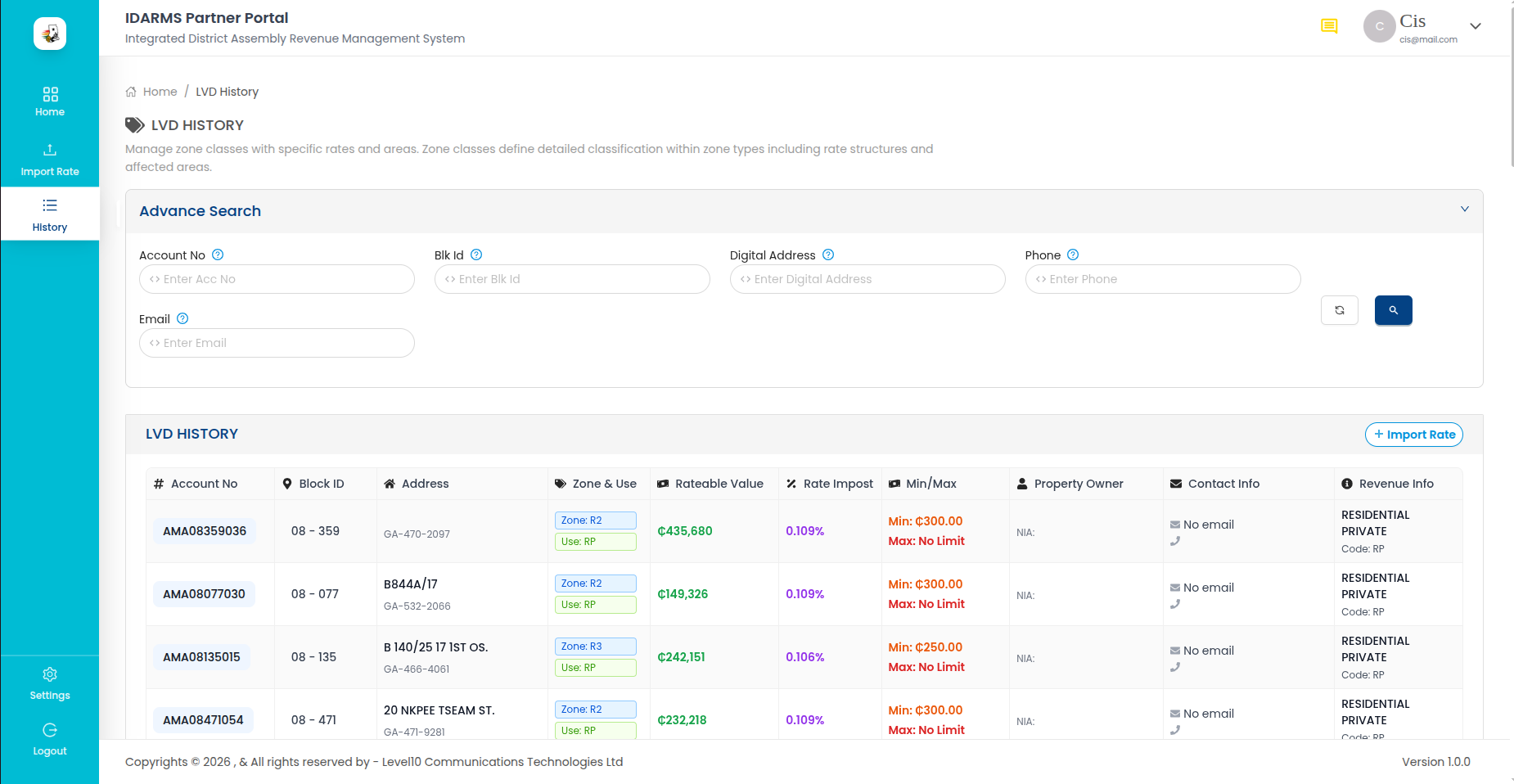 Search Filters