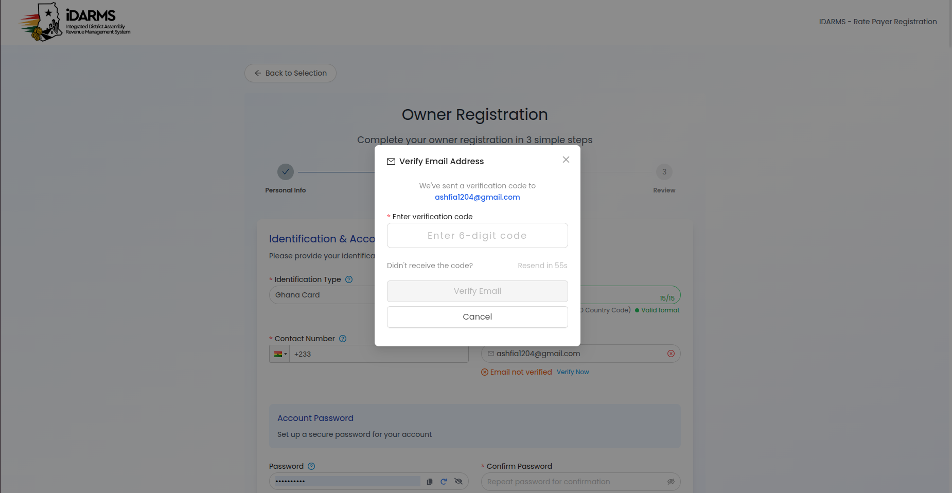 OTP Verification